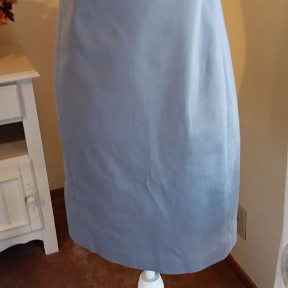 NWOT Ann Taylor Gray Sheath Dress Coastal Grandma Normcore Beigecore - Picture 5 of 15